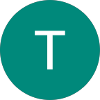 Logo of Alan Construction featuring a teal circle with a white letter "T," representing the company's branding in roofing and exterior services for Pittsburgh homeowners.