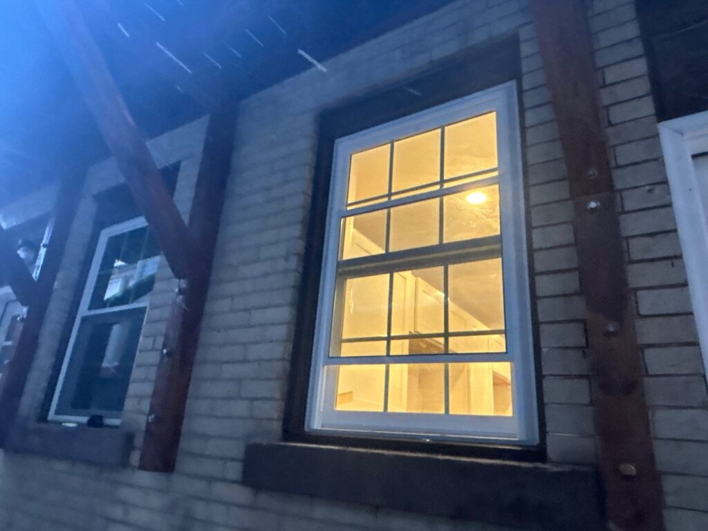 Finished replacement window