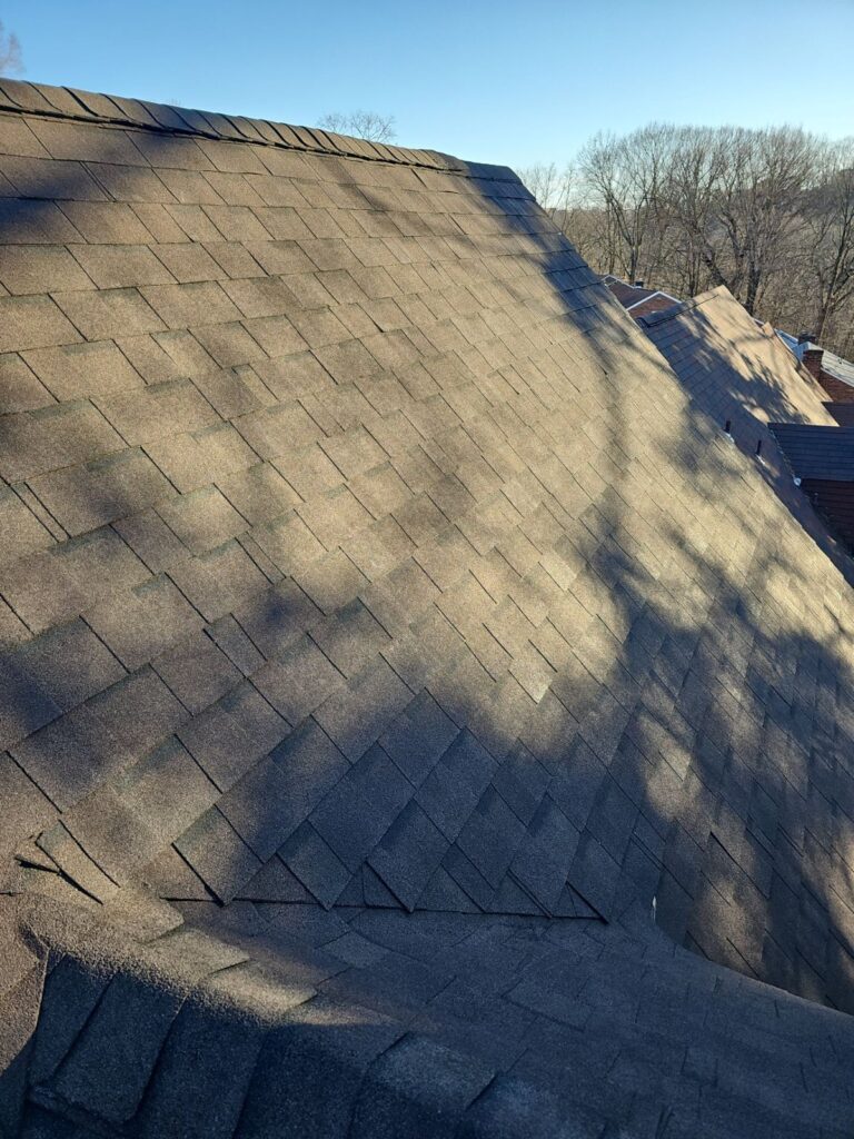 Finished roof slope