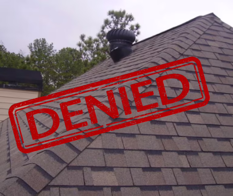 Roof Insurance Claim Denied? Common Reasons and What You Can Do