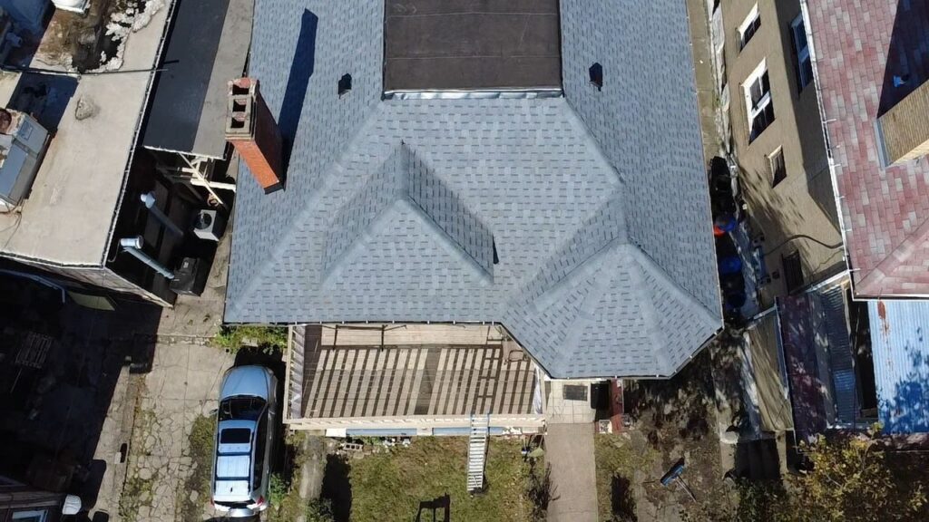 New roof with dormers on a Squirrel Hill home